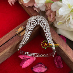 Designer American Diamond Bracelet-White-g5228