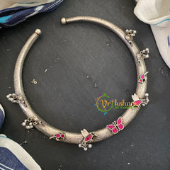 Silver Look Alike Hasli Choker -S622