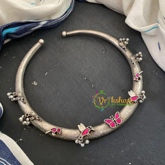 Silver Look Alike Hasli Choker -S622