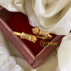 Gold Look Alike Kada Bracelet  -Flowerdrum-G061