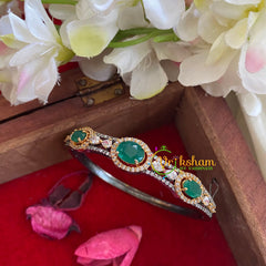 Designer American Diamond Bracelet-Green-G5229