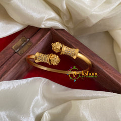 Gold Look Alike Kada Bracelet  -Flowerdrum-G061