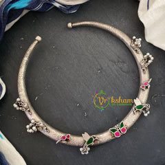 Silver Look Alike Hasli Choker -S621