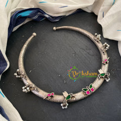 Silver Look Alike Hasli Choker -S621