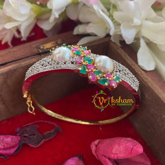 American Diamond Bracelet-Pearl-G5253