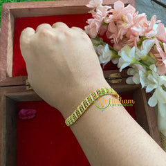 American Diamond Bracelet-Green-G5252