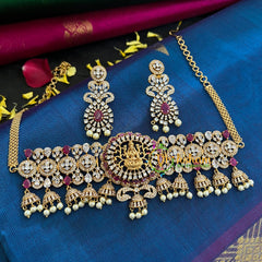 Blue with Violet Handloom Silk Cotton Saree-VS129