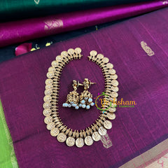 Maroon with Light Green Handloom Silk Cotton Saree-VS127