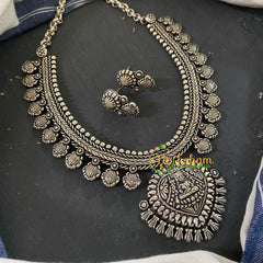 Kolhapuri Temple Neckpiece- Lakshmi -S546