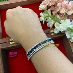 American Diamond Bracelet-Blue-g5179