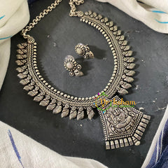 Kolhapuri Temple Neckpiece- Lakshmi -S543