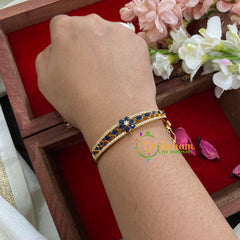 American Diamond Bracelet-Blue-g5175