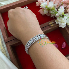 American Diamond Bracelet-White-G5200