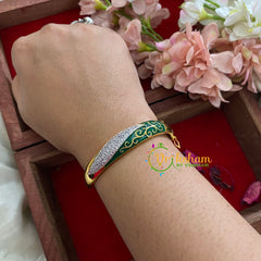 American Diamond Bracelet-Green-G5195