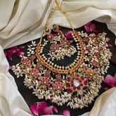 Jadau Kundan Lotus Neckpiece-J403
