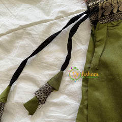 Olive Green Indian Traditional Girls Lehenga-VS945