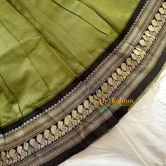 Olive Green Indian Traditional Girls Lehenga-VS945
