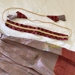 Grey Indian Traditional Dress for Girls- Girls Gown -VS924