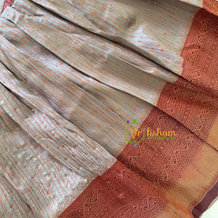 Grey Indian Traditional Dress for Girls- Girls Gown -VS924