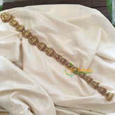 AD stone Lakshmi Billai -Temple Jada Billai -Ghungroo-G7496