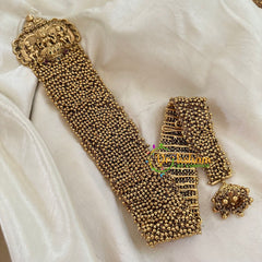 AD stone Lakshmi Billai -Cluster Ghungroo Temple Jada Billai -G7494