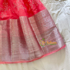 Pinkish Red Indian Traditional Dress for Girls - Girls Gown -VS918
