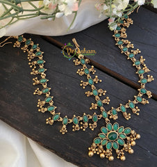 Reversible Kemp Maang Tikka -Double sided -Red Green -G2566