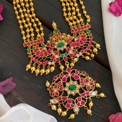 Precious Jadau Kundan Pendant Malai -J469