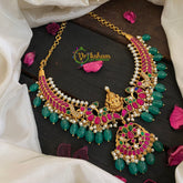 Exquisite Jadau Kundan Neckpiece-Lakshmi-J481