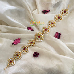 Precious Jadau Kundan Sheeshphool-Hair Accessory-J464