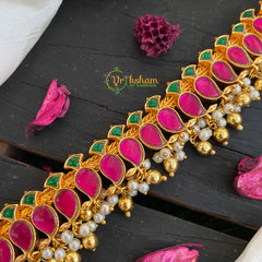 Jadau Kundan Paisley Neckpiece-J484