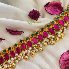 Jadau Kundan Paisley Neckpiece-J484