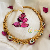 Designer Jadau Kundan Statement Choker-J491