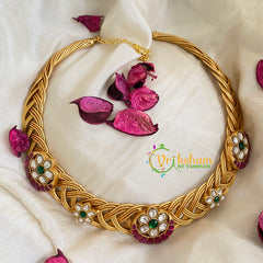 Designer Jadau Kundan Statement Choker-J491