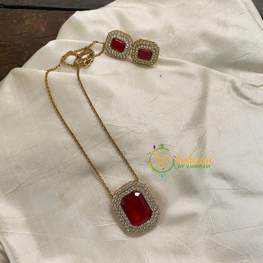 Victorian Diamond Pendant Chain -VV585