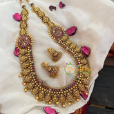 Premium Lakshmi Haram with Mogappu-Gold Bead-G5304