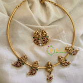 Premium AD Stone Lakshmi Hasli Choker-G4063