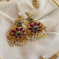 Premium AD Stone Pendant Hasli Choker-Chandh-G4061