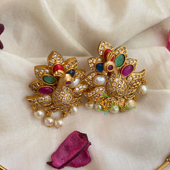 Premium Navarathna Pendant Hasli Choker-G4060