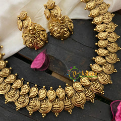 Premium AD Stone Lakshmi Kaasumalai Haram-G5334