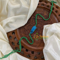 Rakshabandhan Blue Stone Rakhi -Green-RB087