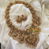 Premium Pendants Lakshmi Haram-Guttapusalu Pearls -G7439