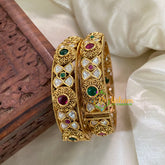 Premium Gold Look Alike AD Stone Bangle-Screw Type-G4230