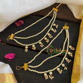 3 Layered Pearl maatil /Ear Chain -G6102