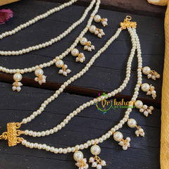 3 Layered Pearl maatil /Ear Chain -G6102