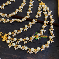 3 Layered Pearl maatil /Ear Chain -G6098