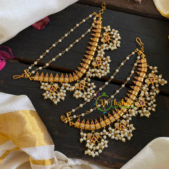 Guttapusalu Ear chain -Guttapusalu maatil -Red Green-G6094