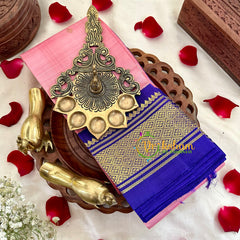 Pastel Pink Thiribuvanam Silk Saree -Pure Silk -VS1269