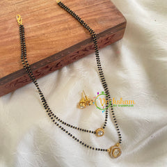 AD Stone Kundan Pendant Mangalsutra-Pentagon -G6155