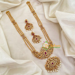 3 Layered AD Stone Haram -Red White -G8746